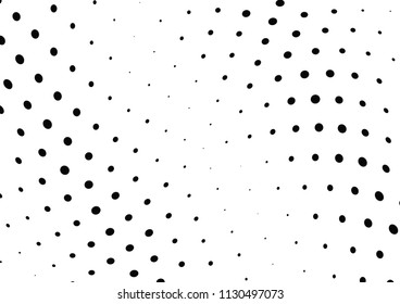Abstract halftone wave dotted background. Halftone twisted grunge pattern, dot, circle.  Vector modern optical halftone pop art texture for poster, business card, cover, label mock-up, sticker layout