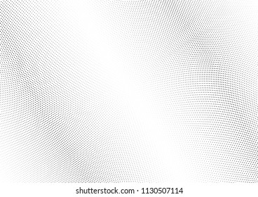 Abstract halftone wave dotted background. Halftone twisted grunge pattern, dot, circle.  Vector modern optical halftone pop art texture for poster, business card, cover, label mock-up, sticker layout
