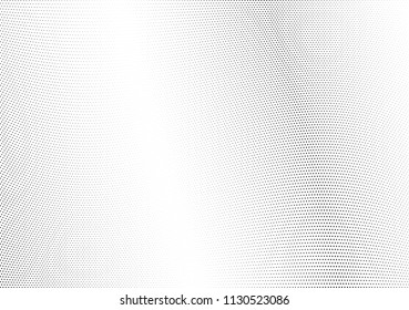 Abstract halftone wave dotted background. Halftone twisted grunge pattern, dot, circle.  Vector modern optical halftone pop art texture for poster, business card, cover, label mock-up, sticker layout