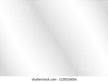 Abstract halftone wave dotted background. Halftone twisted grunge pattern, dot, circle.  Vector modern optical halftone pop art texture for poster, business card, cover, label mock-up, sticker layout