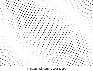 Abstract halftone wave dotted background. Halftone twisted grunge pattern, dot, circle.  Vector modern optical halftone pop art texture for poster, business card, cover, label mock-up, sticker layout