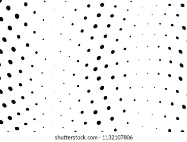 Abstract halftone wave dotted background. Halftone twisted grunge pattern, dot, circle.  Vector modern optical halftone pop art texture for poster, business card, cover, label mock-up, sticker layout