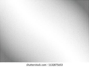 Abstract halftone wave dotted background. Halftone twisted grunge pattern, dot, circle.  Vector modern optical halftone pop art texture for poster, business card, cover, label mock-up, sticker layout