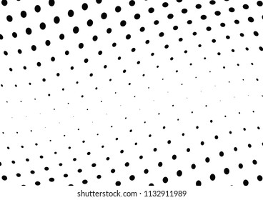 Abstract halftone wave dotted background. Halftone twisted grunge pattern, dot, circle.  Vector modern optical halftone pop art texture for poster, business card, cover, label mock-up, sticker layout