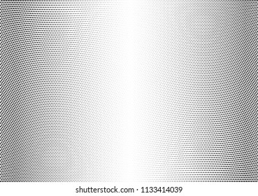 Abstract halftone wave dotted background. Halftone twisted grunge pattern, dot, circle.  Vector modern optical halftone pop art texture for poster, business card, cover, label mock-up, sticker layout