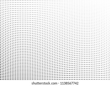 Abstract halftone wave dotted background. Halftone twisted grunge pattern, dot, circle.  Vector modern optical halftone pop art texture for poster, business card, cover, label mock-up, sticker layout