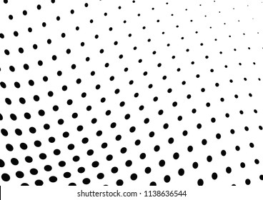 Abstract halftone wave dotted background. Halftone twisted grunge pattern, dot, circle.  Vector modern optical halftone pop art texture for poster, business card, cover, label mock-up, sticker layout