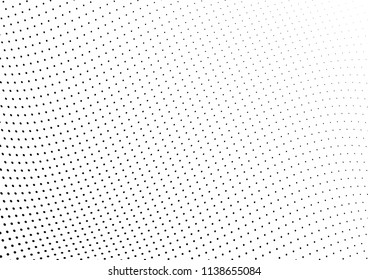 Abstract halftone wave dotted background. Halftone twisted grunge pattern, dot, circle.  Vector modern optical halftone pop art texture for poster, business card, cover, label mock-up, sticker layout