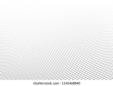 Abstract halftone wave dotted background. Halftone twisted grunge pattern, dot, circle.  Vector modern optical halftone pop art texture for poster, business card, cover, label mock-up, sticker layout