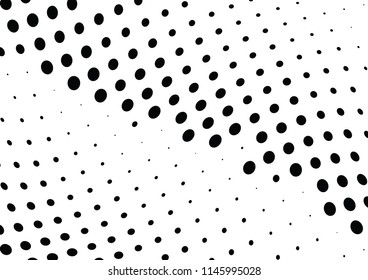 Abstract halftone wave dotted background. Halftone twisted grunge pattern, dot, circle.  Vector modern optical halftone pop art texture for poster, business card, cover, label mock-up, sticker layout