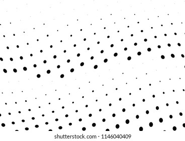 Abstract halftone wave dotted background. Halftone twisted grunge pattern, dot, circle.  Vector modern optical halftone pop art texture for poster, business card, cover, label mock-up, sticker layout