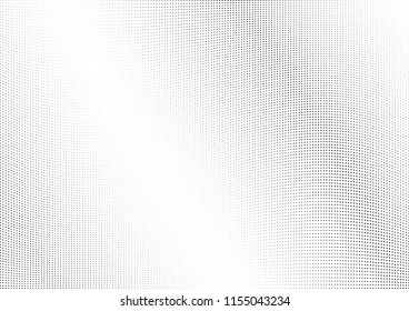 Abstract halftone wave dotted background. Halftone twisted grunge pattern, dot, circle.  Vector modern optical halftone pop art texture for poster, business card, cover, label mock-up, sticker layout