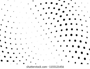 Abstract halftone wave dotted background. Halftone twisted grunge pattern, dot, circle.  Vector modern optical halftone pop art texture for poster, business card, cover, label mock-up, sticker layout
