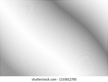 Abstract halftone wave dotted background. Halftone twisted grunge pattern, dot, circle.  Vector modern optical halftone pop art texture for poster, business card, cover, label mock-up, sticker layout