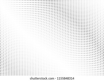 Abstract halftone wave dotted background. Halftone twisted grunge pattern, dot, circle.  Vector modern optical halftone pop art texture for poster, business card, cover, label mock-up, sticker layout