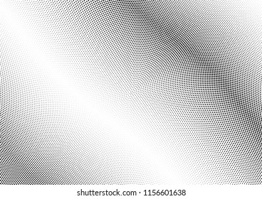 Abstract halftone wave dotted background. Halftone twisted grunge pattern, dot, circle.  Vector modern optical halftone pop art texture for poster, business card, cover, label mock-up, sticker layout