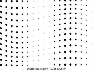 Abstract halftone wave dotted background. Halftone twisted grunge pattern, dot, circle.  Vector modern optical halftone pop art texture for poster, business card, cover, label mock-up, sticker layout