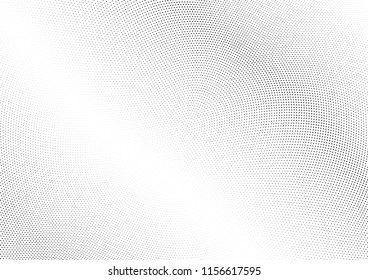 Abstract halftone wave dotted background. Halftone twisted grunge pattern, dot, circle.  Vector modern optical halftone pop art texture for poster, business card, cover, label mock-up, sticker layout