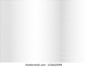 Abstract halftone wave dotted background. Halftone twisted grunge pattern, dot, circle.  Vector modern optical halftone pop art texture for poster, business card, cover, label mock-up, sticker layout