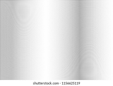 Abstract halftone wave dotted background. Halftone twisted grunge pattern, dot, circle.  Vector modern optical halftone pop art texture for poster, business card, cover, label mock-up, sticker layout