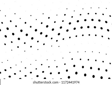 Abstract halftone wave dotted background. Halftone twisted grunge pattern, dot, circle.  Vector modern optical halftone pop art texture for poster, business card, cover, label mock-up, sticker layout