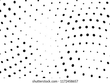 Abstract halftone wave dotted background. Halftone twisted grunge pattern, dot, circle.  Vector modern optical halftone pop art texture for poster, business card, cover, label mock-up, sticker layout