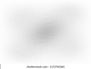 Abstract halftone wave dotted background. Halftone twisted grunge pattern, dot, circle.  Vector modern optical halftone pop art texture for poster, business card, cover, label mock-up, sticker layout