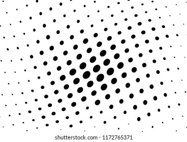 Abstract halftone wave dotted background. Halftone twisted grunge pattern, dot, circle.  Vector modern optical halftone pop art texture for poster, business card, cover, label mock-up, sticker layout