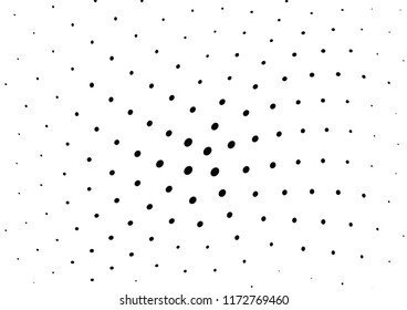 Abstract halftone wave dotted background. Halftone twisted grunge pattern, dot, circle.  Vector modern optical halftone pop art texture for poster, business card, cover, label mock-up, sticker layout