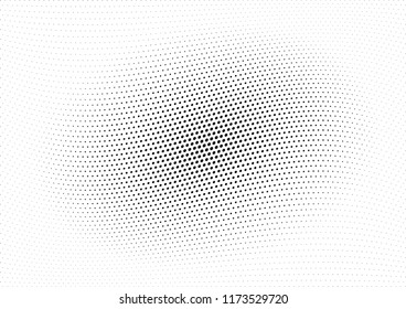 Abstract halftone wave dotted background. Halftone twisted grunge pattern, dot, circle.  Vector modern optical halftone pop art texture for poster, business card, cover, label mock-up, sticker layout