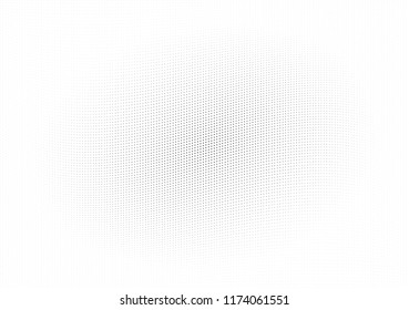 Abstract halftone wave dotted background. Halftone twisted grunge pattern, dot, circle.  Vector modern optical halftone pop art texture for poster, business card, cover, label mock-up, sticker layout