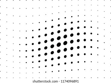 Abstract halftone wave dotted background. Halftone twisted grunge pattern, dot, circle.  Vector modern optical halftone pop art texture for poster, business card, cover, label mock-up, sticker layout