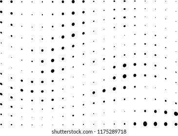 Abstract halftone wave dotted background. Halftone twisted grunge pattern, dot, circle.  Vector modern optical halftone pop art texture for poster, business card, cover, label mock-up, sticker layout
