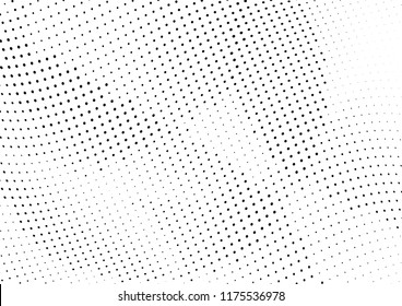 Abstract halftone wave dotted background. Halftone twisted grunge pattern, dot, circle.  Vector modern optical halftone pop art texture for poster, business card, cover, label mock-up, sticker layout