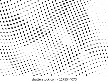 Abstract halftone wave dotted background. Halftone twisted grunge pattern, dot, circle.  Vector modern optical halftone pop art texture for poster, business card, cover, label mock-up, sticker layout