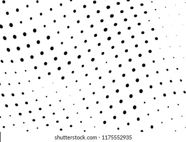 Abstract halftone wave dotted background. Halftone twisted grunge pattern, dot, circle.  Vector modern optical halftone pop art texture for poster, business card, cover, label mock-up, sticker layout