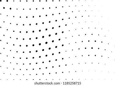 Abstract halftone wave dotted background. Halftone twisted grunge pattern, dot, circle.  Vector modern optical halftone pop art texture for poster, business card, cover, label mock-up, sticker layout