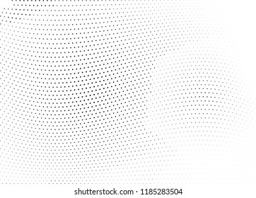 Abstract halftone wave dotted background. Halftone twisted grunge pattern, dot, circle.  Vector modern optical halftone pop art texture for poster, business card, cover, label mock-up, sticker layout
