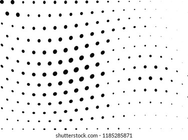 Abstract halftone wave dotted background. Halftone twisted grunge pattern, dot, circle.  Vector modern optical halftone pop art texture for poster, business card, cover, label mock-up, sticker layout