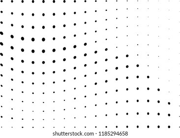 Abstract halftone wave dotted background. Halftone twisted grunge pattern, dot, circle.  Vector modern optical halftone pop art texture for poster, business card, cover, label mock-up, sticker layout