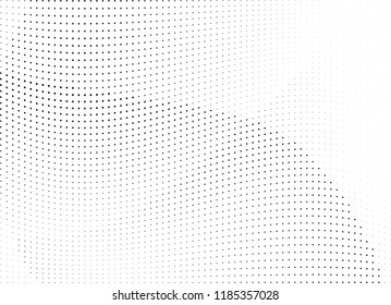 Abstract halftone wave dotted background. Halftone twisted grunge pattern, dot, circle.  Vector modern optical halftone pop art texture for poster, business card, cover, label mock-up, sticker layout