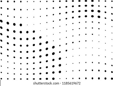 Abstract halftone wave dotted background. Halftone twisted grunge pattern, dot, circle.  Vector modern optical halftone pop art texture for poster, business card, cover, label mock-up, sticker layout