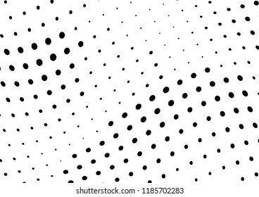 Abstract halftone wave dotted background. Halftone twisted grunge pattern, dot, circle.  Vector modern optical halftone pop art texture for poster, business card, cover, label mock-up, sticker layout