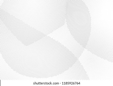 Abstract halftone wave dotted background. Halftone twisted grunge pattern, dot, circle.  Vector modern optical halftone pop art texture for poster, business card, cover, label mock-up, sticker layout