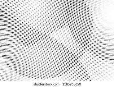 Abstract halftone wave dotted background. Halftone twisted grunge pattern, dot, circle.  Vector modern optical halftone pop art texture for poster, business card, cover, label mock-up, sticker layout