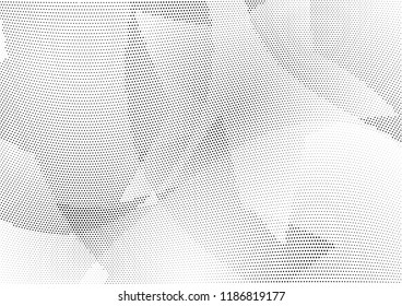 Abstract halftone wave dotted background. Halftone twisted grunge pattern, dot, circle.  Vector modern optical halftone pop art texture for poster, business card, cover, label mock-up, sticker layout