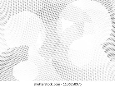 Abstract halftone wave dotted background. Halftone twisted grunge pattern, dot, circle.  Vector modern optical halftone pop art texture for poster, business card, cover, label mock-up, sticker layout