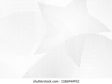Abstract halftone wave dotted background. Halftone twisted grunge pattern, dot, circle.  Vector modern optical halftone pop art texture for poster, business card, cover, label mock-up, sticker layout