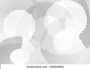 Abstract halftone wave dotted background. Halftone twisted grunge pattern, dot, circle.  Vector modern optical halftone pop art texture for poster, business card, cover, label mock-up, sticker layout
