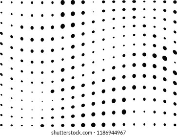 Abstract halftone wave dotted background. Halftone twisted grunge pattern, dot, circle.  Vector modern optical halftone pop art texture for poster, business card, cover, label mock-up, sticker layout